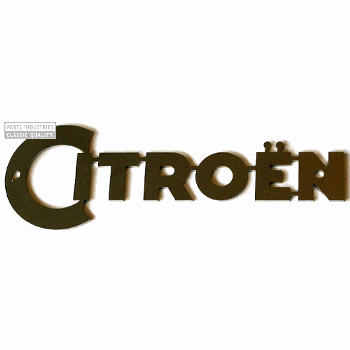 CITROENPLAATJE RVS CITROENPLAATJE RVS