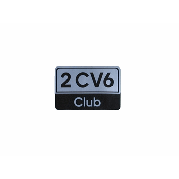 STICKER 2CV6 CLUB STICKER 2CV6 CLUB