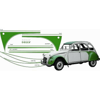 STICKERSET DOLLY VERT BAMBOU STICKERSET DOLLY VERT BAMBOU