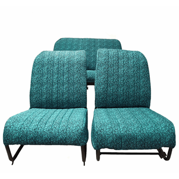 BEKLEDINGSET GROEN BATONNET ASYMMETRISCH BEKLEDINGSET GROEN BATONNET ASYMMETRISCH